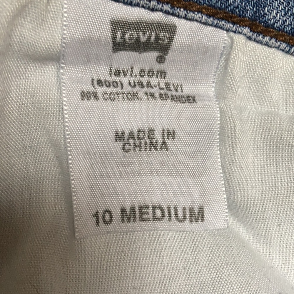 Levi’s 505 Straight Leg Jeans Size 10 - Picture 4 of 6